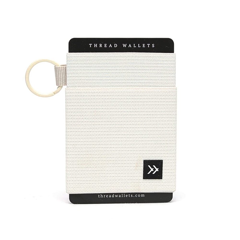 8353 Ultra Slim Minimalist Card Holder Wallet and Off White, One Size